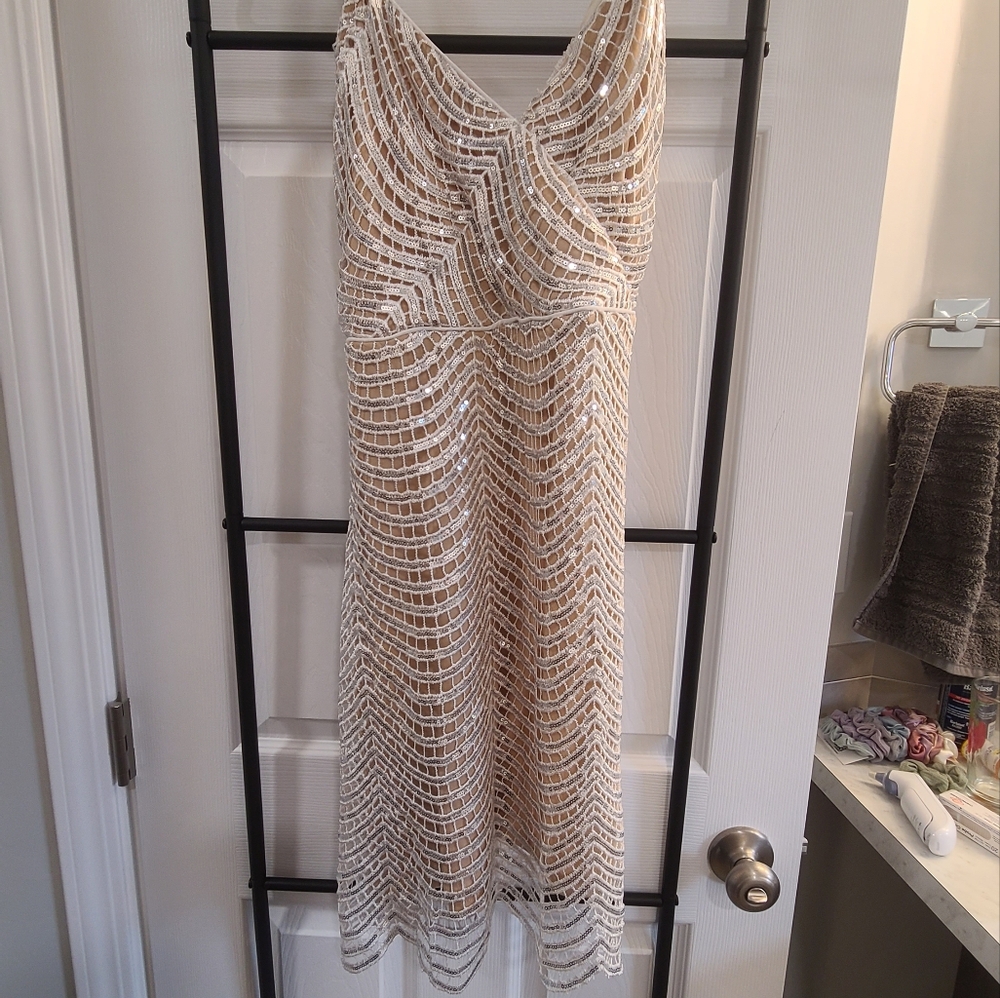 LULU mini sequin embellished dress